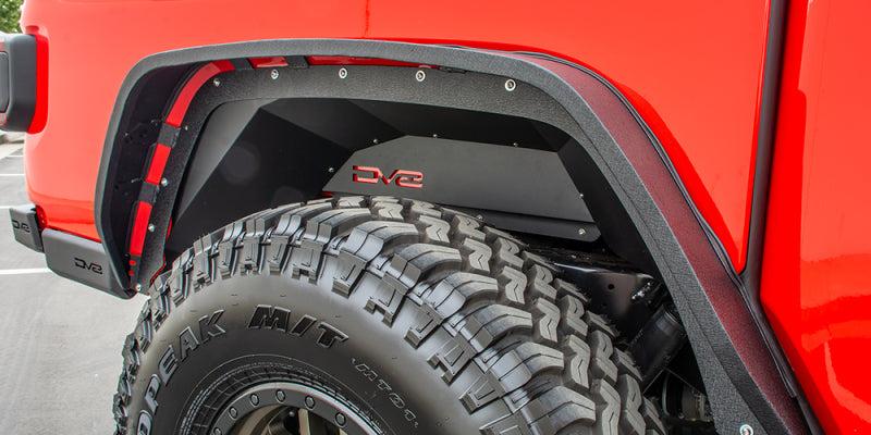 DV8 Offroad 201+ Jeep Gladiator Rear Inner Fenders - Black