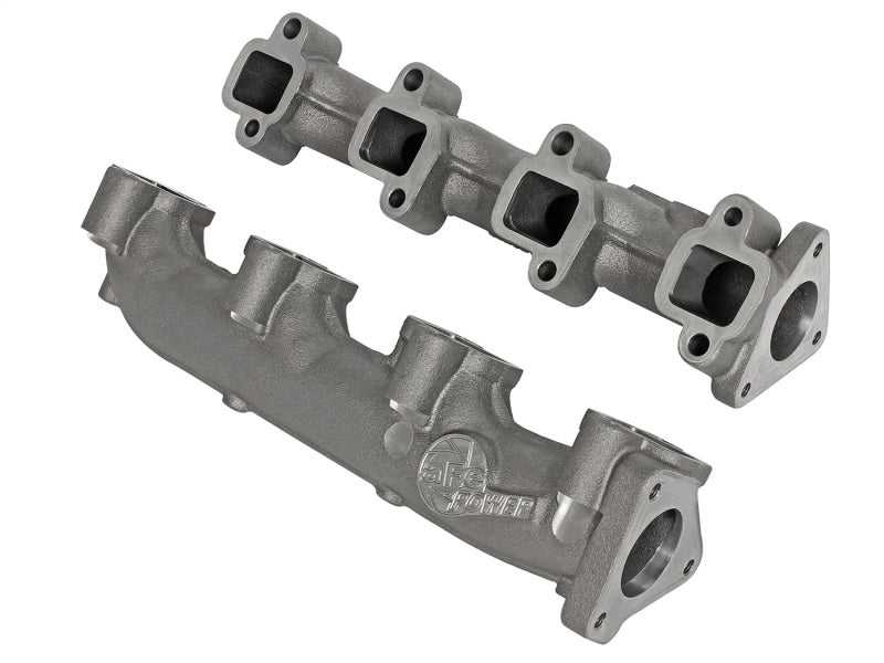 aFe Power BladeRunner Ported Ductile Iron Exhaust Manifold 01-16 GM Diesel Trucks V8-6.6L (td)