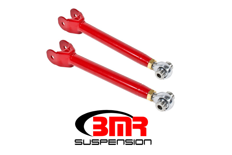 BMR 16-17 6th Gen Camaro Lower Trailing Arms w/ Single Adj. Rod Ends - Red