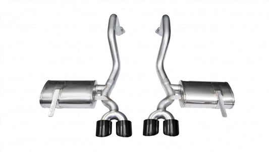 Corsa 1997-2004 Chevrolet Corvette C5 Z06 5.7L V8 Black Xtreme Axle-Back Exhaust