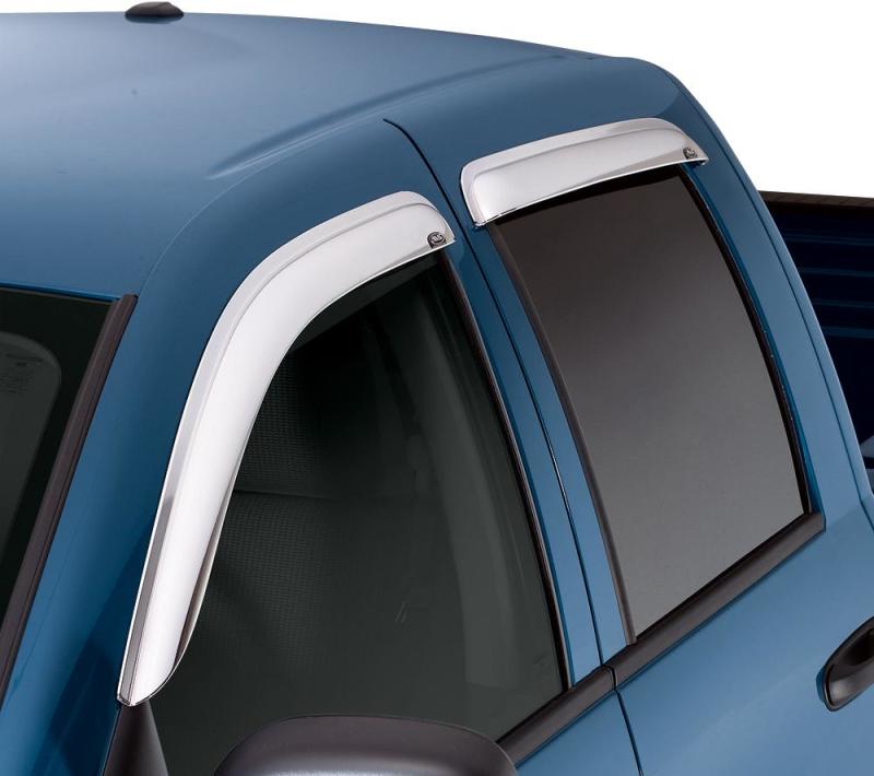 AVS 99-07 Chevy Silverado 1500 Ext. Cab Ventvisor Front & Rear Window Deflectors 4pc - Chrome