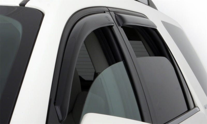 AVS 09-18 Dodge RAM 1500 Quad Cab Ventvisor In-Channel Front & Rear Window Deflectors 4pc - Smoke