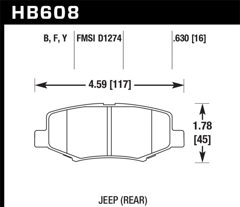 Hawk LTS Street Brake Pads