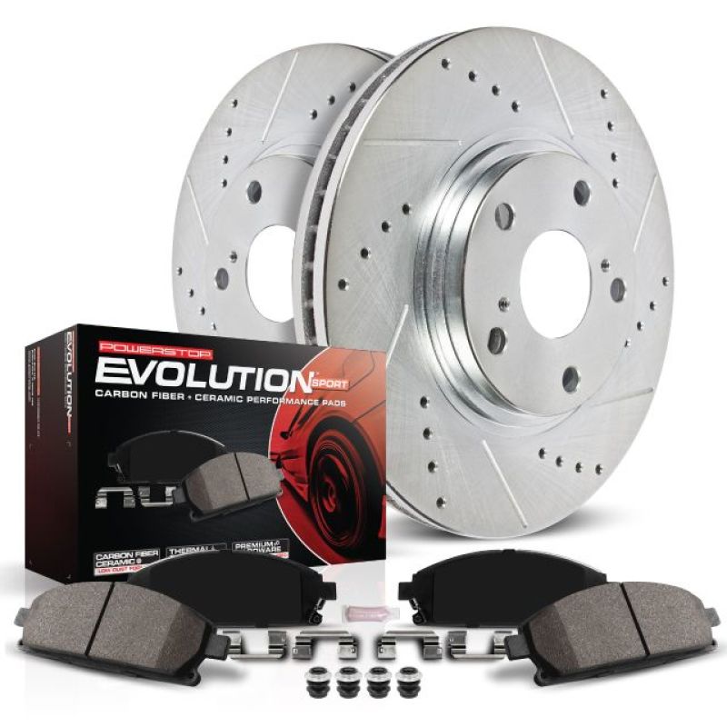 Power Stop 15-19 Cadillac Escalade Rear Z23 Evolution Sport Brake Kit