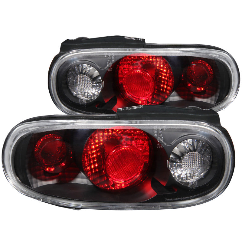 ANZO 1990-1997 Mazda Miata Taillights Black