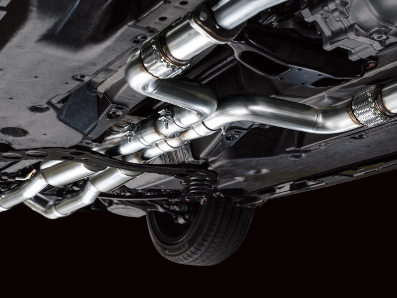 AWE Tuning 2023 Nissan Z RZ34 RWD Track Edition Cat-Back Exhaust System w/ Chrome Silver Tips