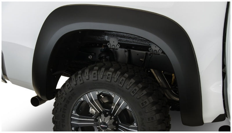 Bushwacker 07-13 Toyota Tundra Fleetside Extend-A-Fender Style Flares 4pc - Black