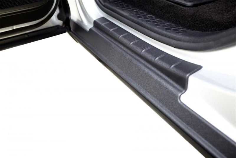 Bushwacker 09-18 Dodge Ram 1500 Crew Cab Trail Armor Rocker Panel and Sill Plate Cover - Black