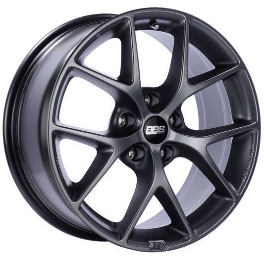 BBS SR 18x8 5x112 ET35 Satin Grey Wheel -82mm PFS/Clip Required