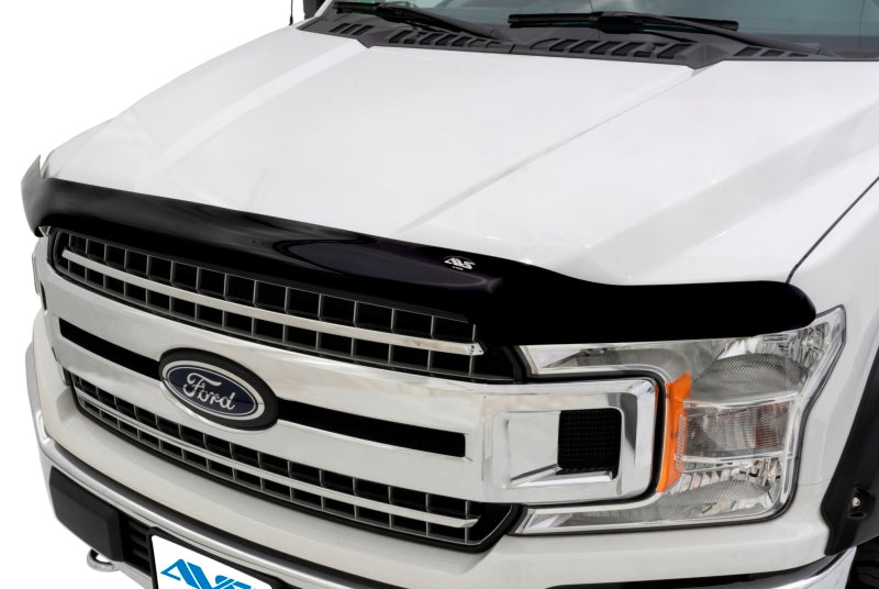 AVS 16-18 Chevy Silverado 1500 High Profile Bugflector II Hood Shield - Smoke