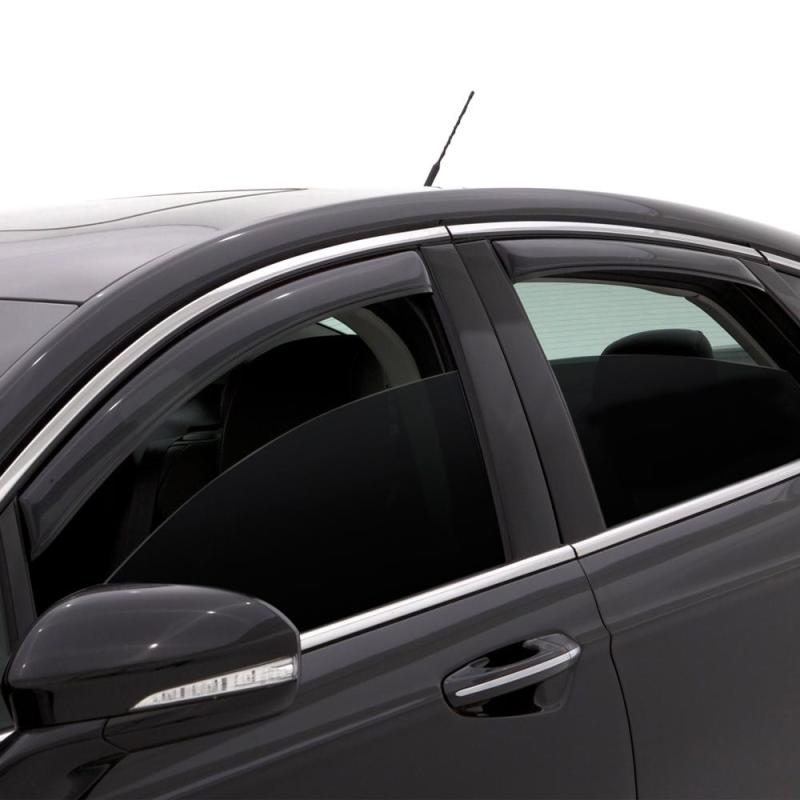 AVS 02-06 Cadillac Escalade Ventvisor In-Channel Front & Rear Window Deflectors 4pc - Smoke