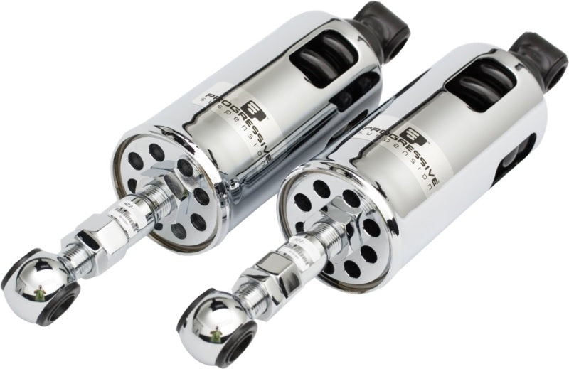 Progressive 00-17 Harley-Davidson Softail 422 Series Shocks - Chrome