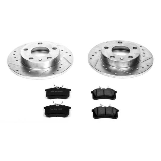 Power Stop 02-06 Audi A4 Rear Z23 Evolution Sport Brake Kit