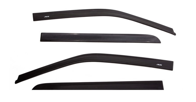 AVS 09-18 Dodge RAM 1500 Crew Cab Ventvisor In-Channel Window Deflectors 4pc - Matte Black