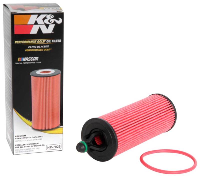 K&N Performance Oil Filter for 14-17 Dodge Durango 3.6L / 14-17 Jeep Grand Cherokee 3.6L