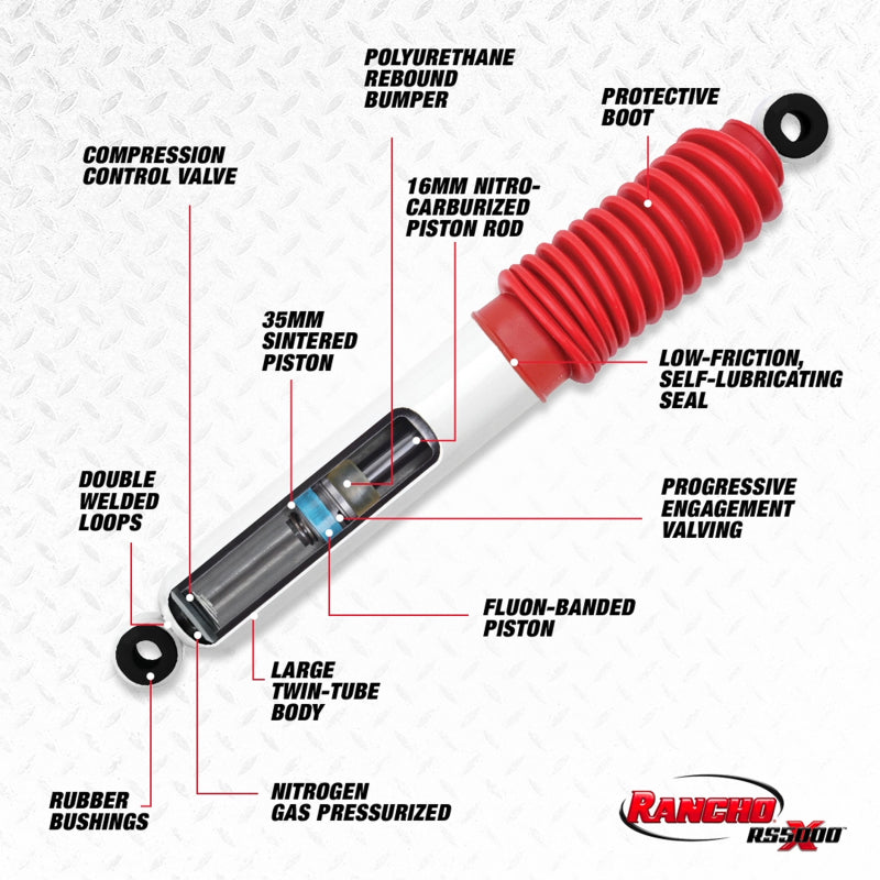 Rancho 92-94 Chevrolet Blazer / Full Size Front RS5000X Shock