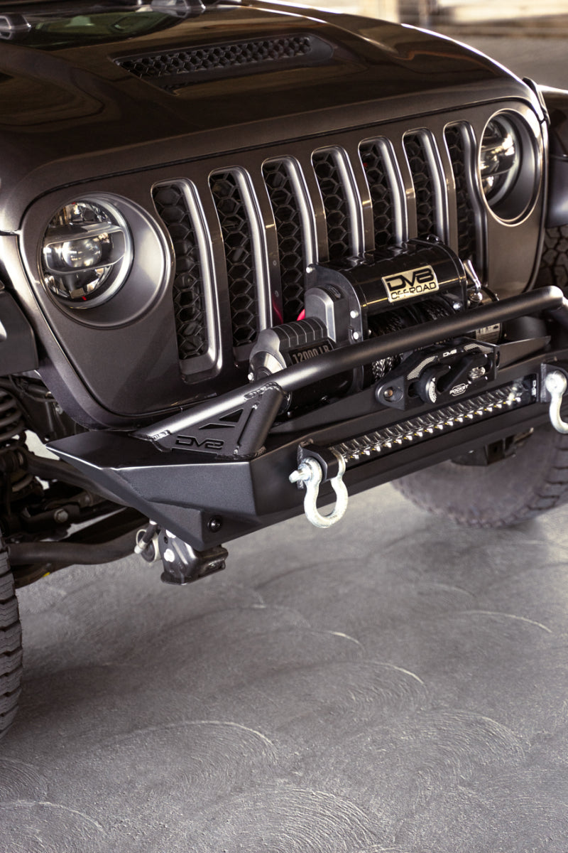 DV8 Offroad 07-23 Jeep Wrangler JK/JL & Gladiator JT FS-1 Series Stubby Front Bumper