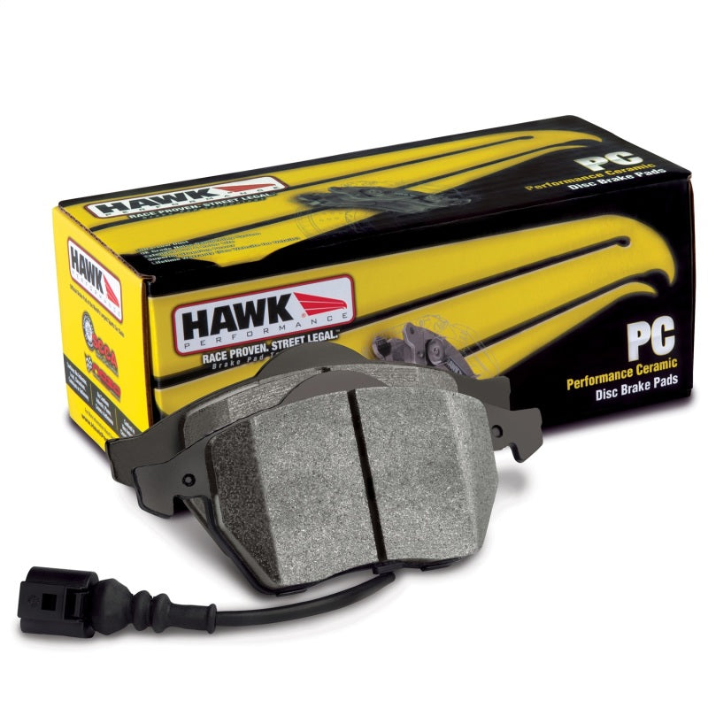 Hawk 06-10 Chevy Corvette (Improved Pad Design) Front Ceramic Sreet Brake Pads