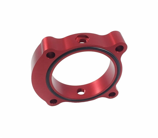 Torque Solution Throttle Body Spacer (Red): Kia Optima 2.0T